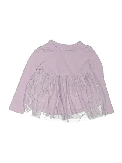 Pre-owned Carter's Kids' Dress In Purple