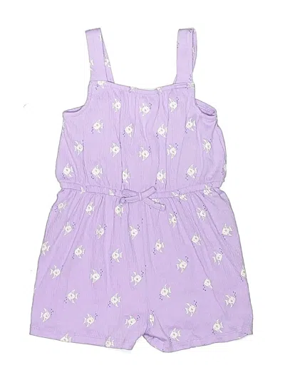 Pre-owned Carter's Kids' Dress In Purple