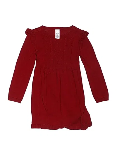 Pre-owned Carter's Kids' Dress In Red