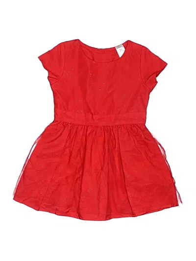 Pre-owned Carter's Kids' Dress In Red