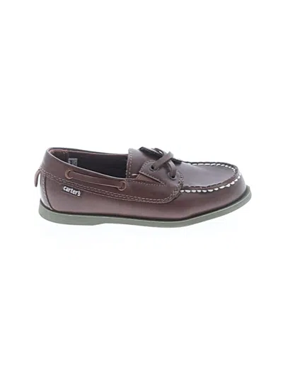 Pre-owned Carter's Kids' Dress Shoes In Brown