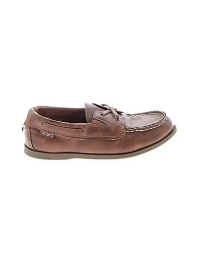 Pre-owned Carter's Kids' Dress Shoes In Brown
