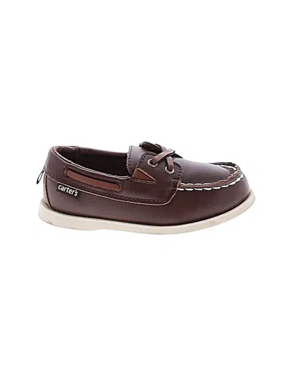 Pre-owned Carter's Kids' Dress Shoes In Brown