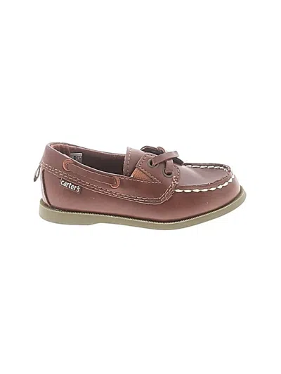 Pre-owned Carter's Kids' Dress Shoes In Brown