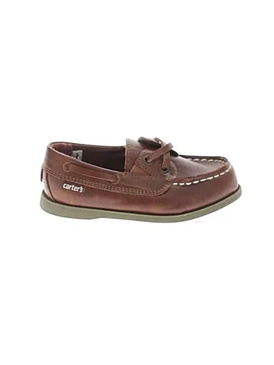 Pre-owned Carter's Kids' Dress Shoes In Brown