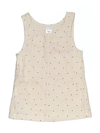 Pre-owned Carter's Babies' Dress In Tan