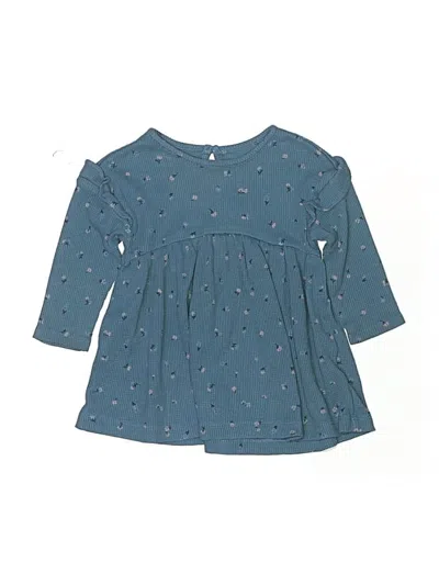 Pre-owned Carter's Babies' Dress In Teal