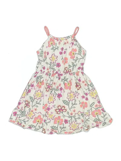Pre-owned Carter's Kids' Dress In White