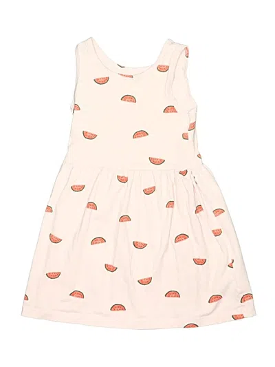 Pre-owned Carter's Kids' Dress In White