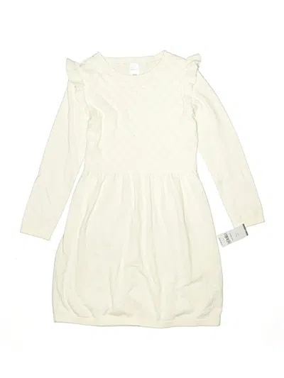 Pre-owned Carter's Kids' Dress In White