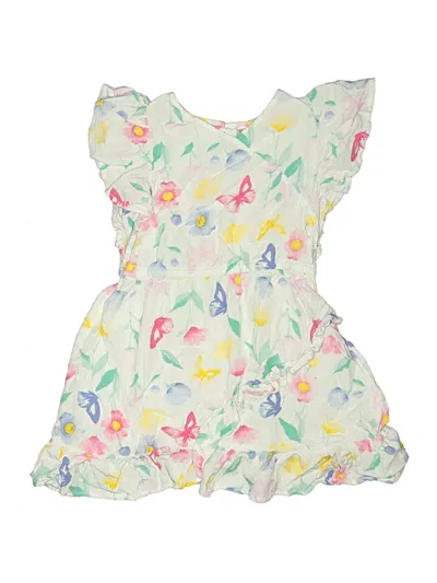 Pre-owned Carter's Kids' Dress In White