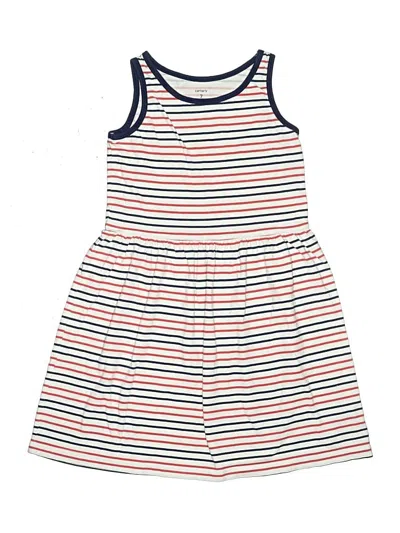 Pre-owned Carter's Kids' Dress In White