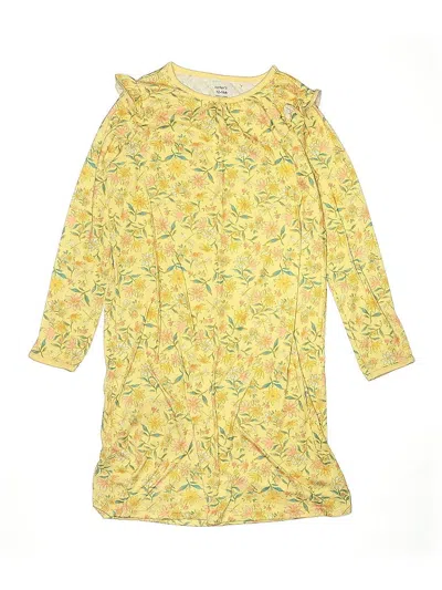 Pre-owned Carter's Kids' Dress In Yellow