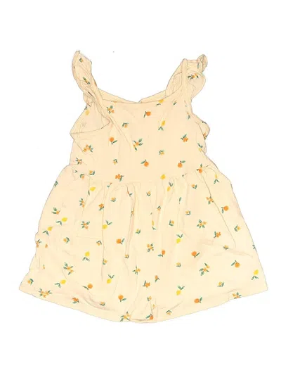Pre-owned Carter's Kids' Dress In Yellow