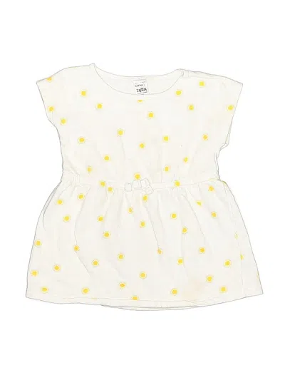 Pre-owned Carter's Kids' Dress In Yellow