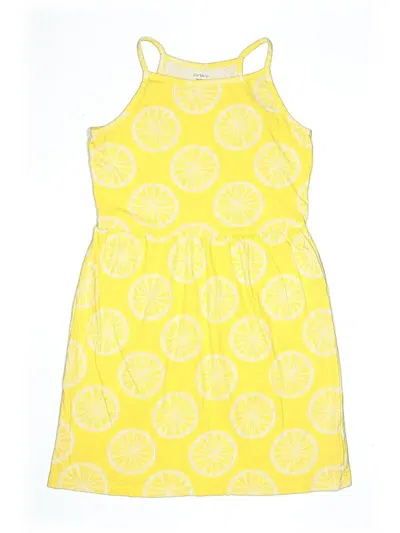 Pre-owned Carter's Kids' Dress In Yellow