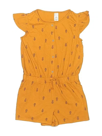 Pre-owned Carter's Kids' Dress In Yellow