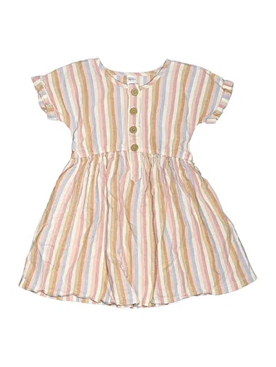 Pre-owned Carter's Kids' Dress In Yellow