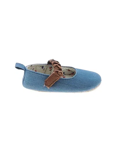 Pre-owned Carter's Babies' Flats In Blue