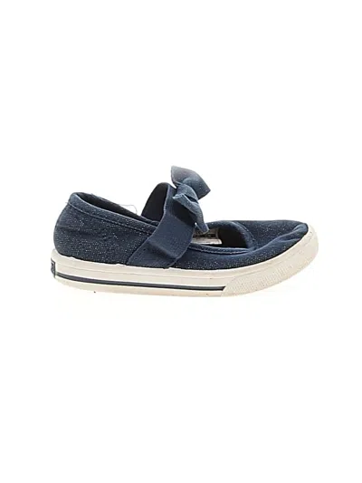 Pre-owned Carter's Kids' Flats In Blue