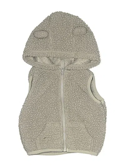 Pre-owned Carter's Babies' Fleece Jacket In Gray