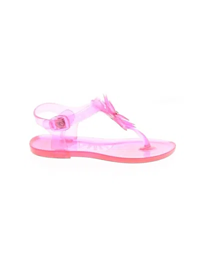 Pre-owned Carter's Kids' Flip Flops In Pink