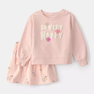 Carter's Kids' Girls 2-pc. Skort Set In Pink