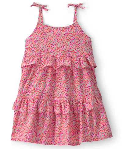 Carter's Babies' Girls' 2t-5t Floral Ruffle Tiered Dress In Multi
