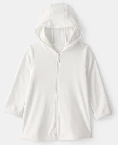 Carter's Babies' Girls' Toddler 2t-5t Cover-up Swimsuit Dress In White