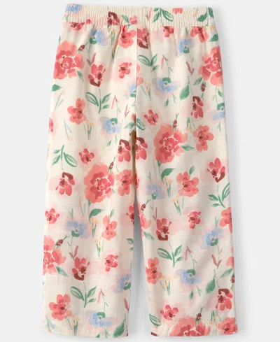 Carter's Babies' Girls' Toddler 2t-5t Floral Print Pants In Multi