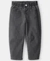 Carter's Girls Toddler 2t-5t Heart Pocket Barrel Pants In Gray