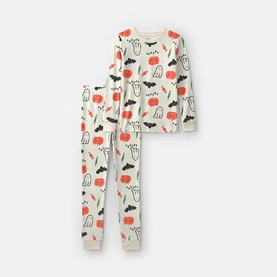 Carter's Halloween Little & Big Kid Unisex Crew Neck Long Sleeve 2-pc. Pajama Set In Multi