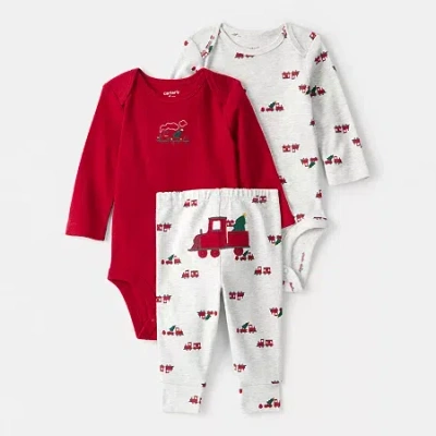 Carter's Holiday Baby Boys 3-pc. Pant Set In Multi