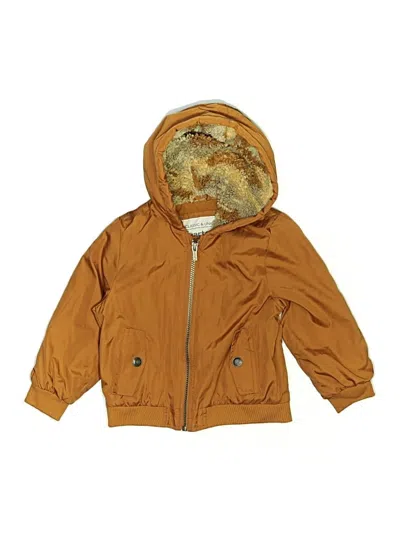 Pre-owned Carter's Kids' Jacket In Brown