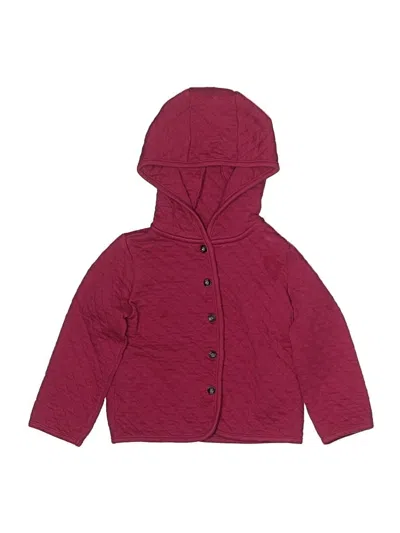Pre-owned Carter's Kids' Jacket In Burgundy