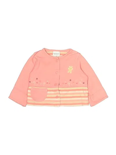 Pre-owned Carter's Kids' Jacket In Pink