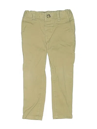 Pre-owned Carter's Kids' Jeans In Tan