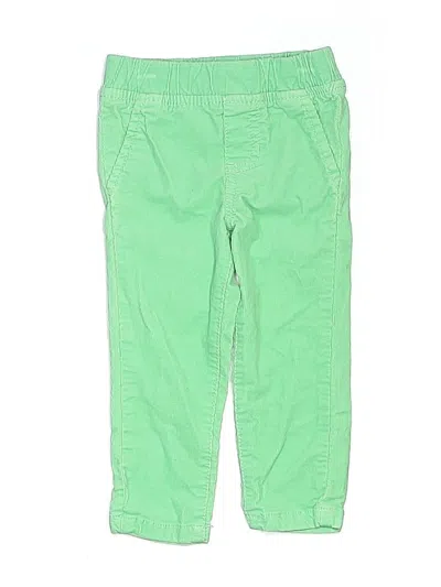 Pre-owned Carter's Kids' Jeggings In Green