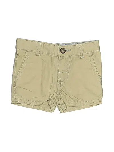 Pre-owned Carter's Babies' Khaki Shorts In Tan
