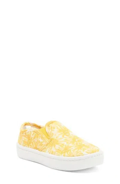 Carter's Carters Kids' Nettie Slip-on Sneaker In Yellow Print