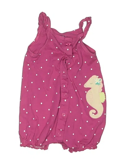 Pre-owned Carter's Babies' Leotard In Pink