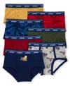 Carter's Little And Big Boys 7-pack Construction-themed Boxer Briefs In Multi