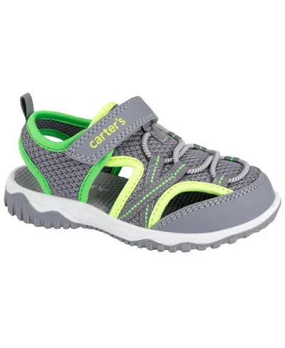 Carter's Babies' Little And Big Boys' Kwando Sneakers In Gray