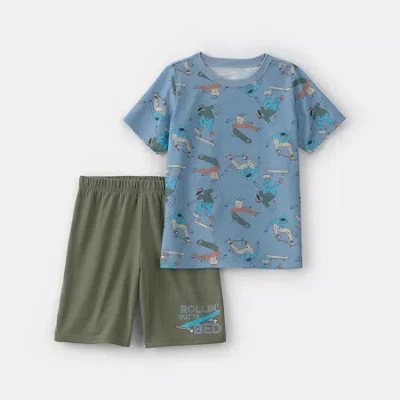 Carter's Little & Big Kid Boys 2-pc. Pajama Set In Blue