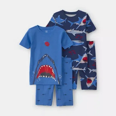 Carter's Little & Big Kid Boys Pajama Set In Blue