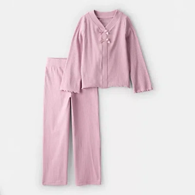 Carter's Little & Big Kid Girls 2-pc. Pant Set In Pink