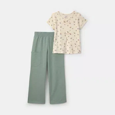 Carter's Little & Big Kid Girls 2-pc. Pant Set In Multi