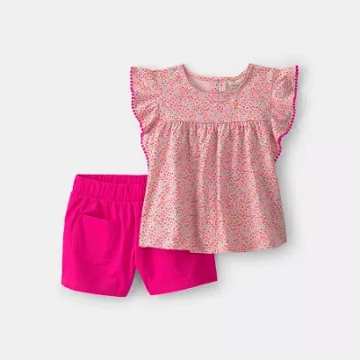 Carter's Little & Big Kid Girls 2-pc. Short Set In Multi