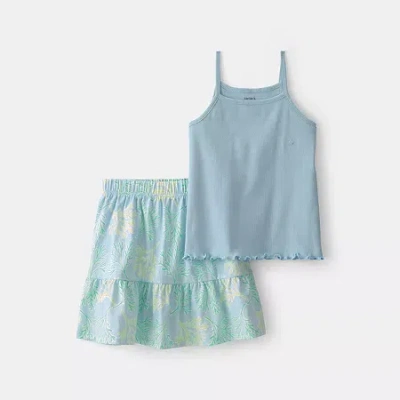 Carter's Little & Big Kid Girls 2-pc. Skirt Set In Blue