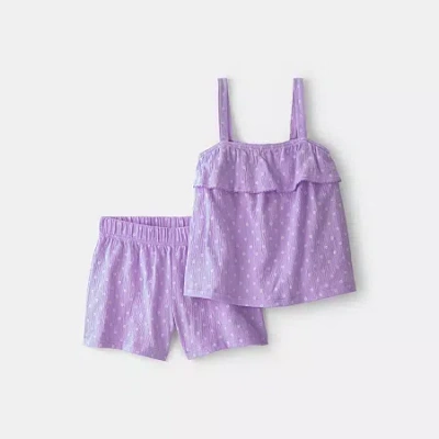 Carter's Little & Big Kid Girls 2-pc. Skirt Set In Purple